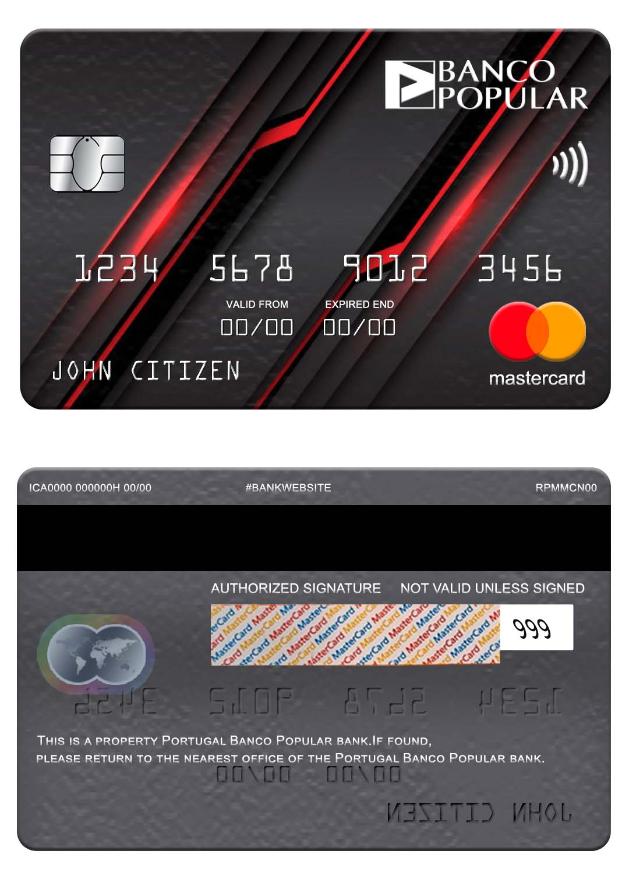 Portugal Banco Popular bank mastercard